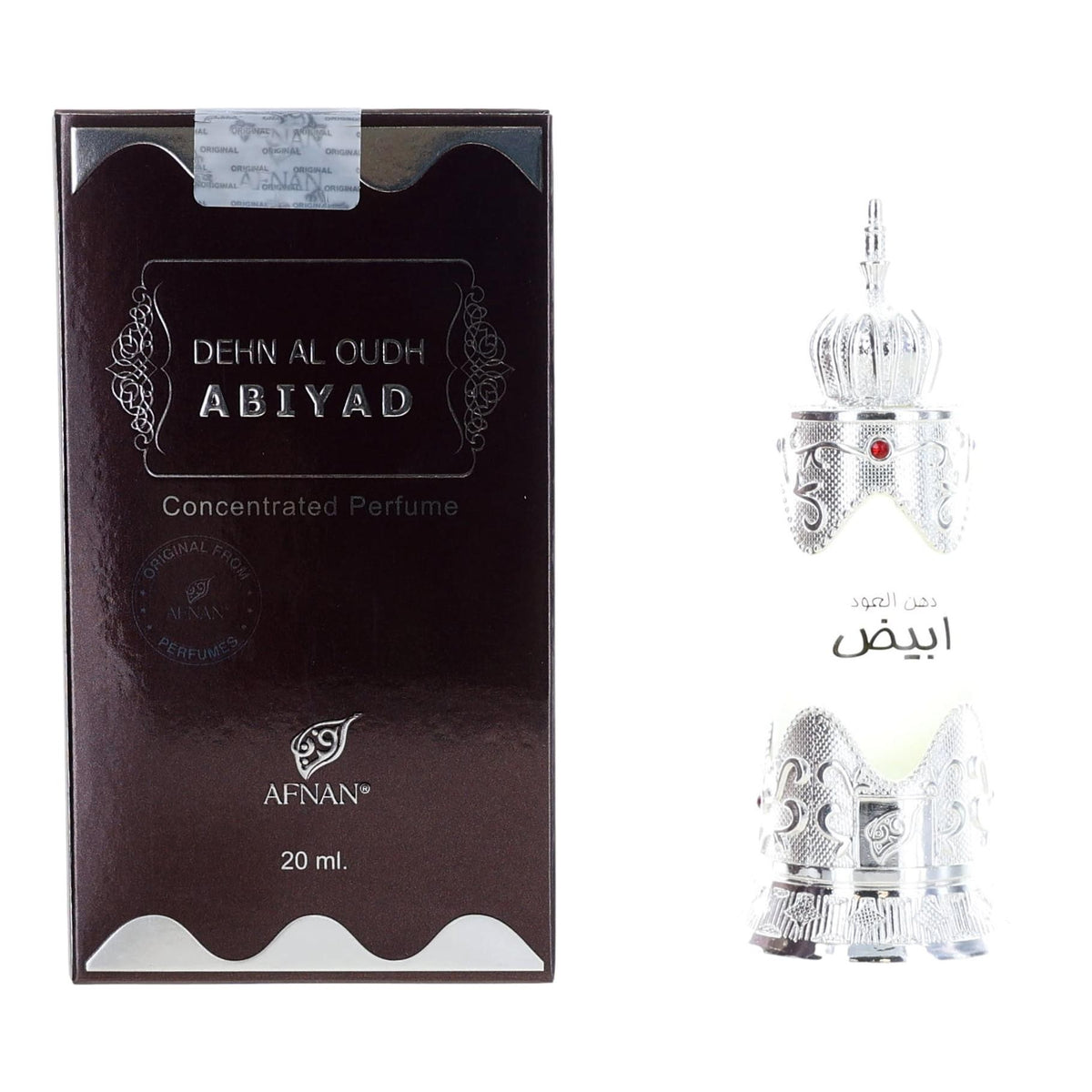 Dehn Al Oudh Abiyad by Afnan, .67 oz Perfume Oil for Unisex - Pertinacia Perfume