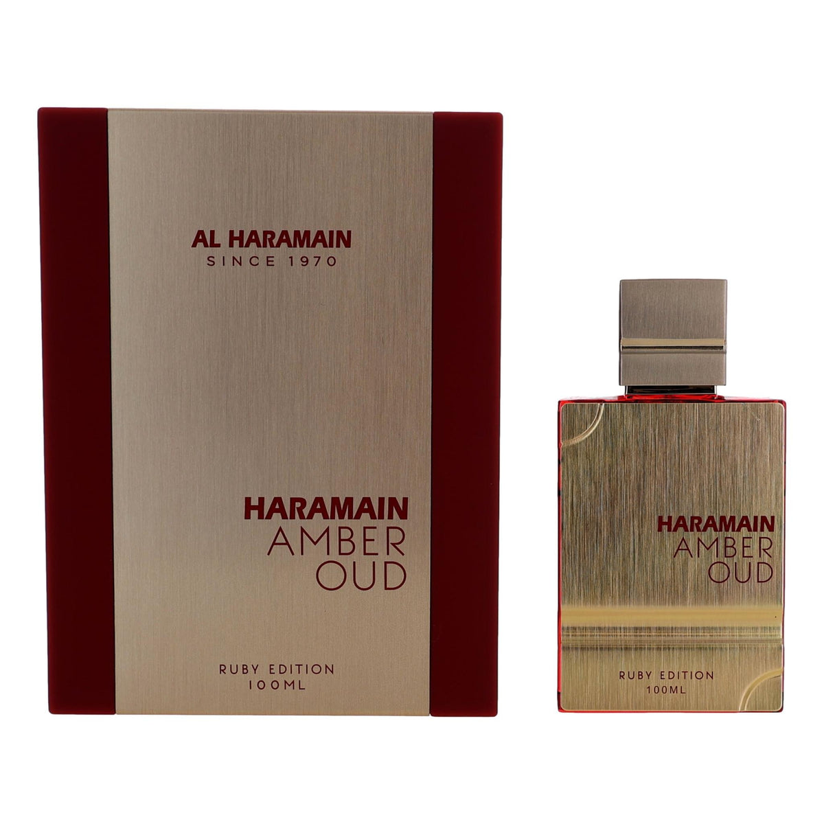 Amber Oud Ruby Edition by Al Haramain, 3.4 oz EDP Spray for Unisex - Pertinacia Perfume