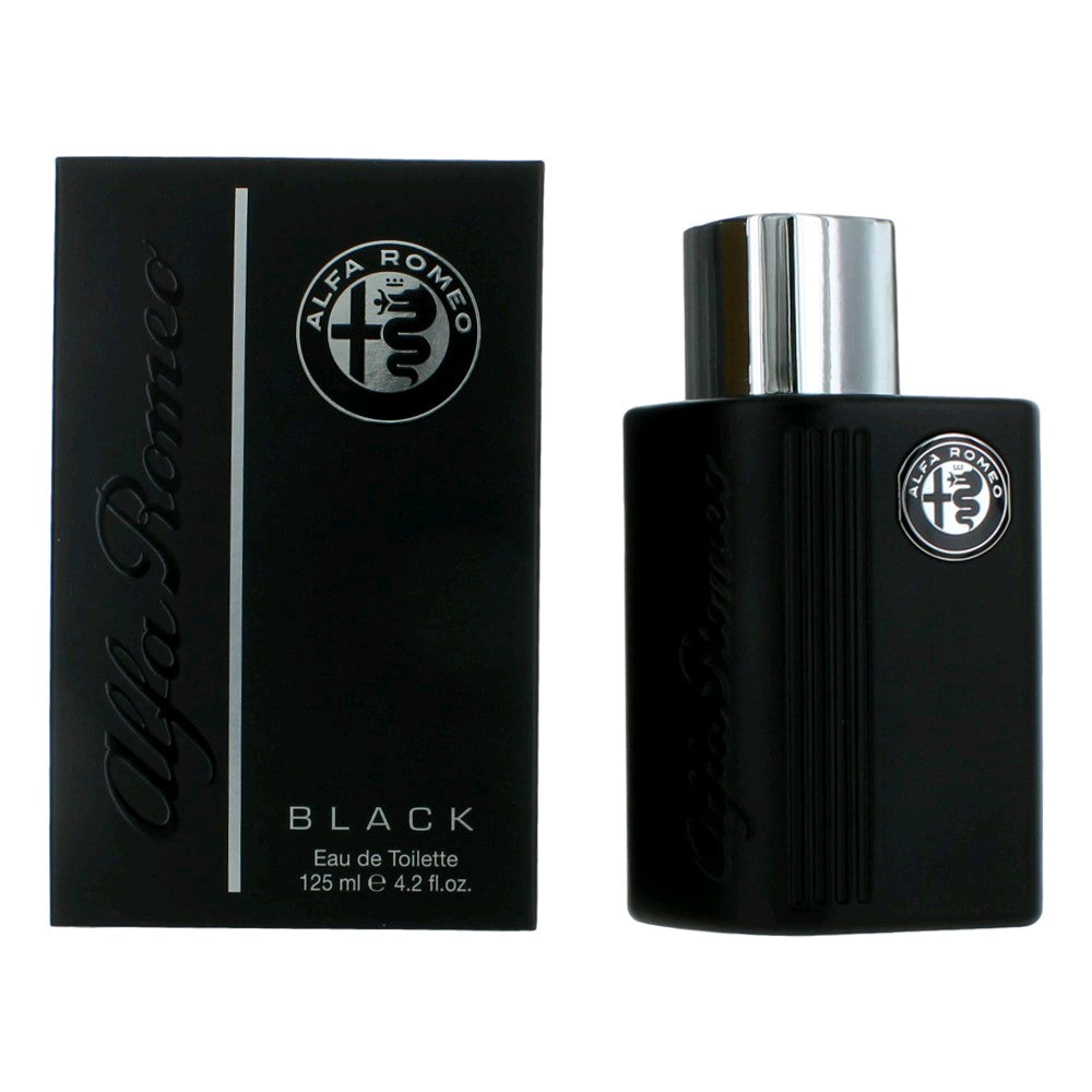 Alfa Romeo Black by Alfa Romeo, 4.2 oz EDT Spray for Men - Pertinacia Perfume