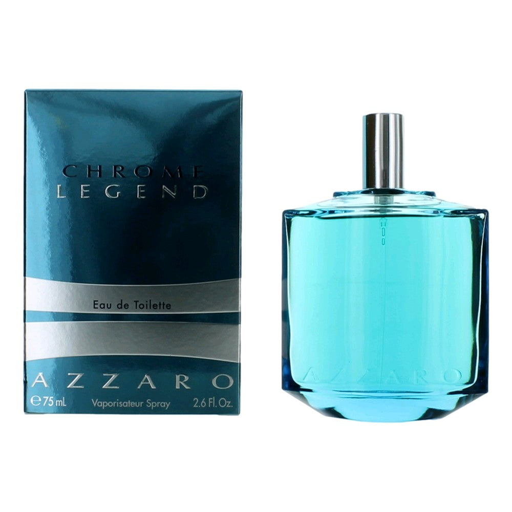 Chrome Legend by Azzaro, 2.6 oz EDT Spray for Men - Pertinacia Perfume