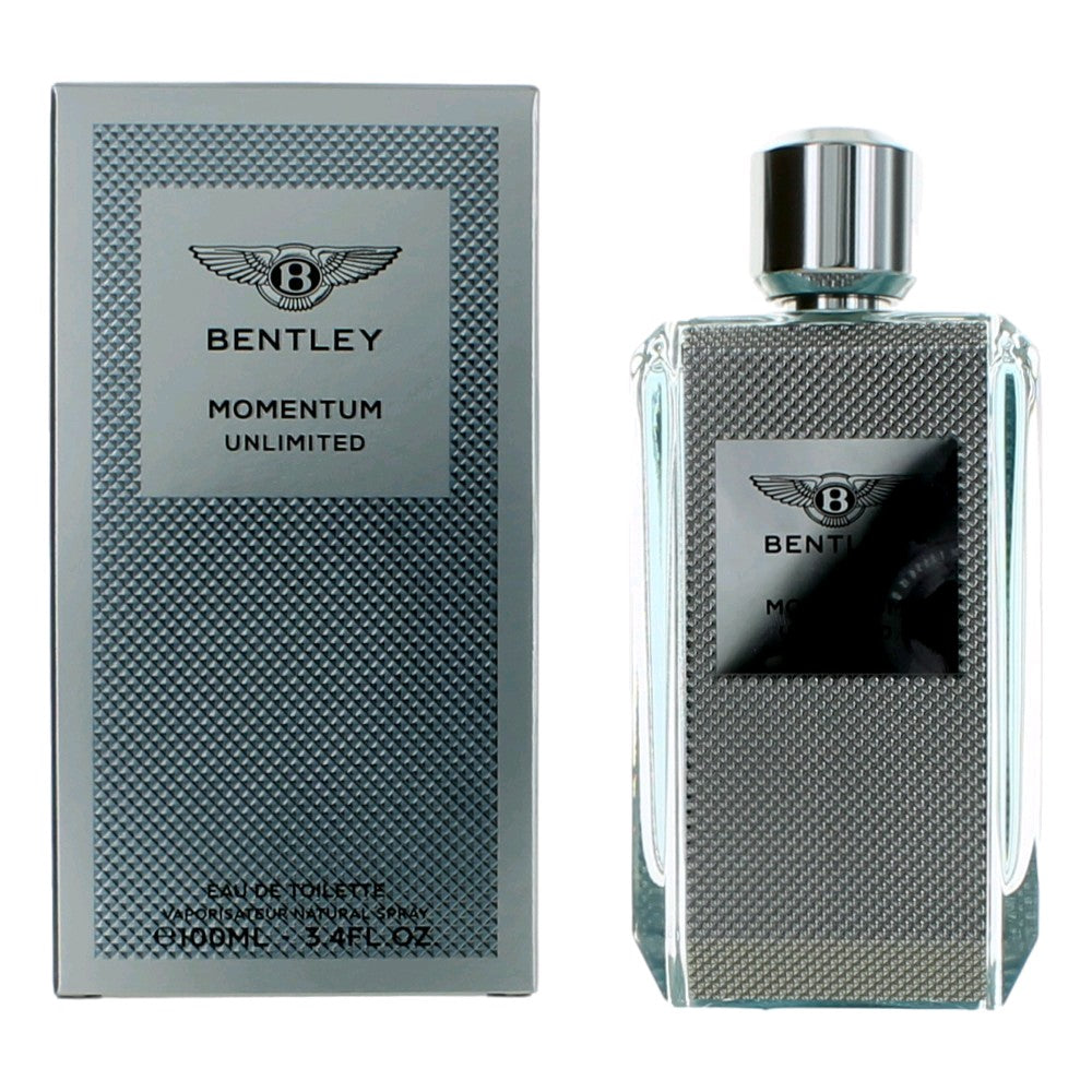 Bentley Momentum Unlimited by Bentley, 3.4 oz EDT Spray for Men - Pertinacia Perfume