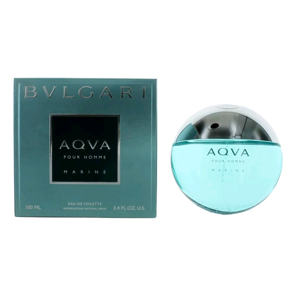 Aqva Marine by Bvlgari, 3.4 oz EDT Spray for Men (Aqua) - Pertinacia Perfume