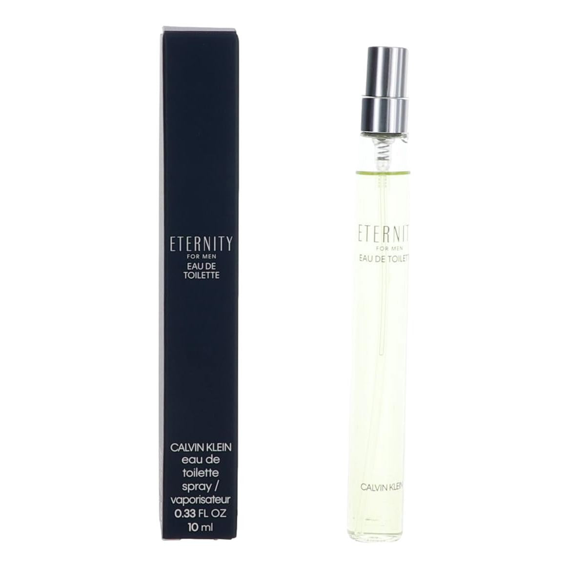 Eternity by Calvin Klein, .33 oz EDT Spray for Men - Pertinacia Perfume