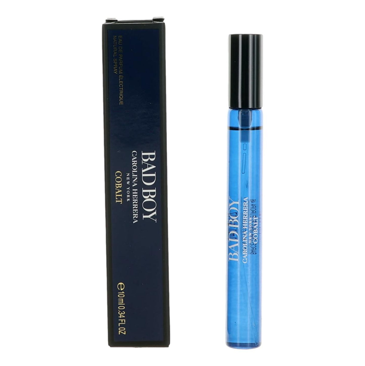 Bad Boy Cobalt by Carolina Herrera, .33 oz EDP Electrique for Men - Pertinacia Perfume