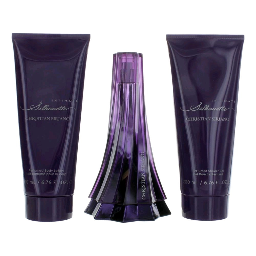 Intimate Silhouette by Christian Siriano, 3 Piece Gift Set for Women - Pertinacia Perfume