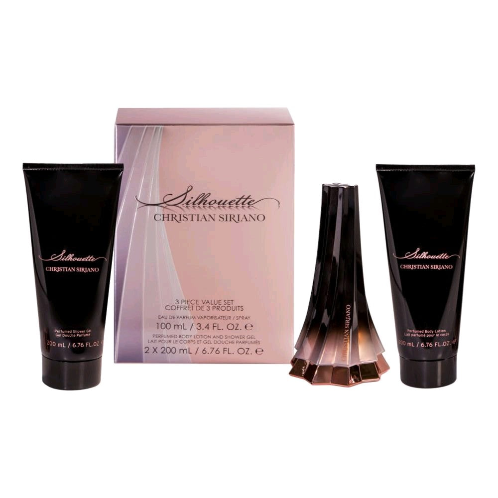 Silhouette by Christian Siriano, 3 Piece Gift Set for Women - Pertinacia Perfume
