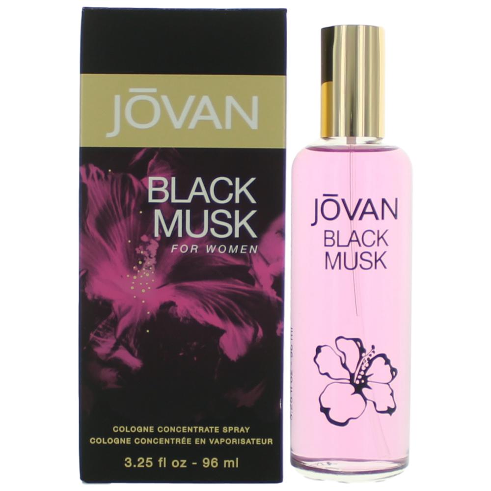 Jovan Black Musk by Coty, 3.25 oz Cologne Concentrate Spray for Women - Pertinacia Perfume