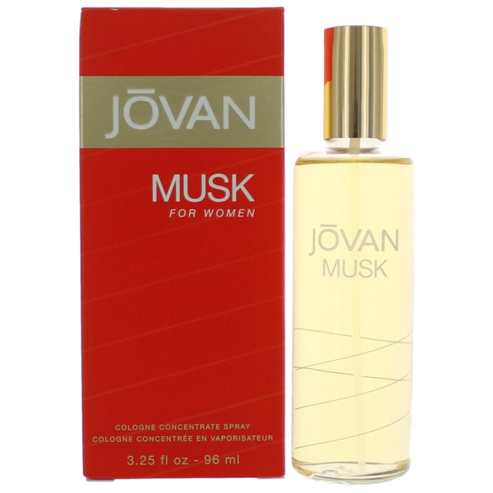 Jovan Musk by Coty, 3.25 oz Cologne Concentrate Spray for Women - Pertinacia Perfume