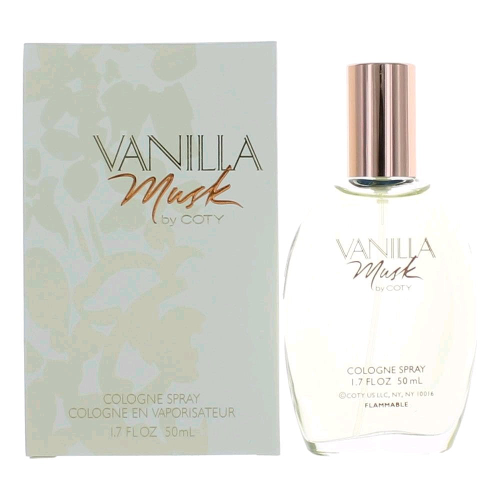 Vanilla Musk by Coty, 1.7 oz Cologne Spray for Women - Pertinacia Perfume
