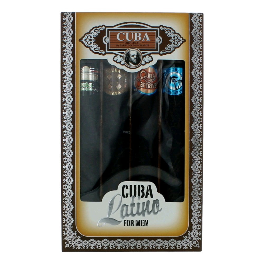 Cuba Latino by Cuba, 4 Piece Gift Set for Men - Pertinacia Perfume