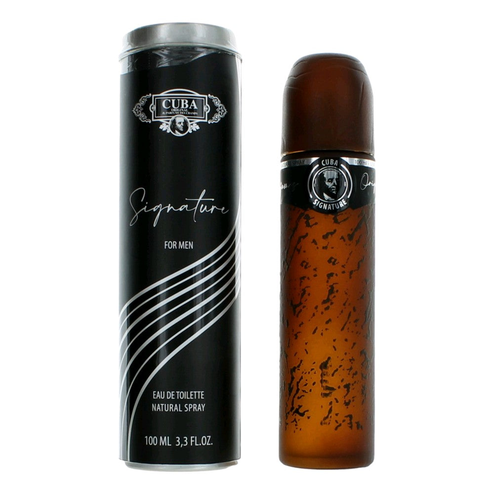 Cuba Signature by Cuba, 3.3 oz EDT Spray for Men - Pertinacia Perfume