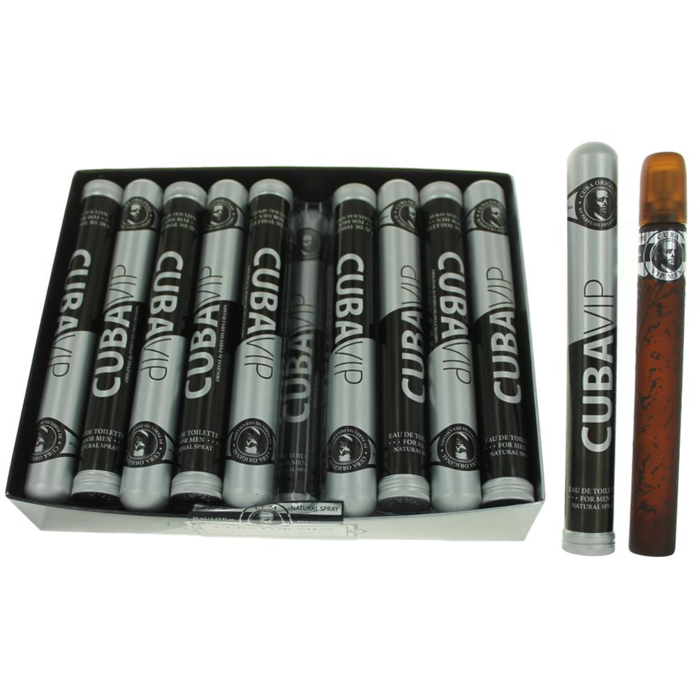 Cuba VIP by Cuba, 1.17 oz EDT Spray for Men. Pack of 20 - Pertinacia Perfume