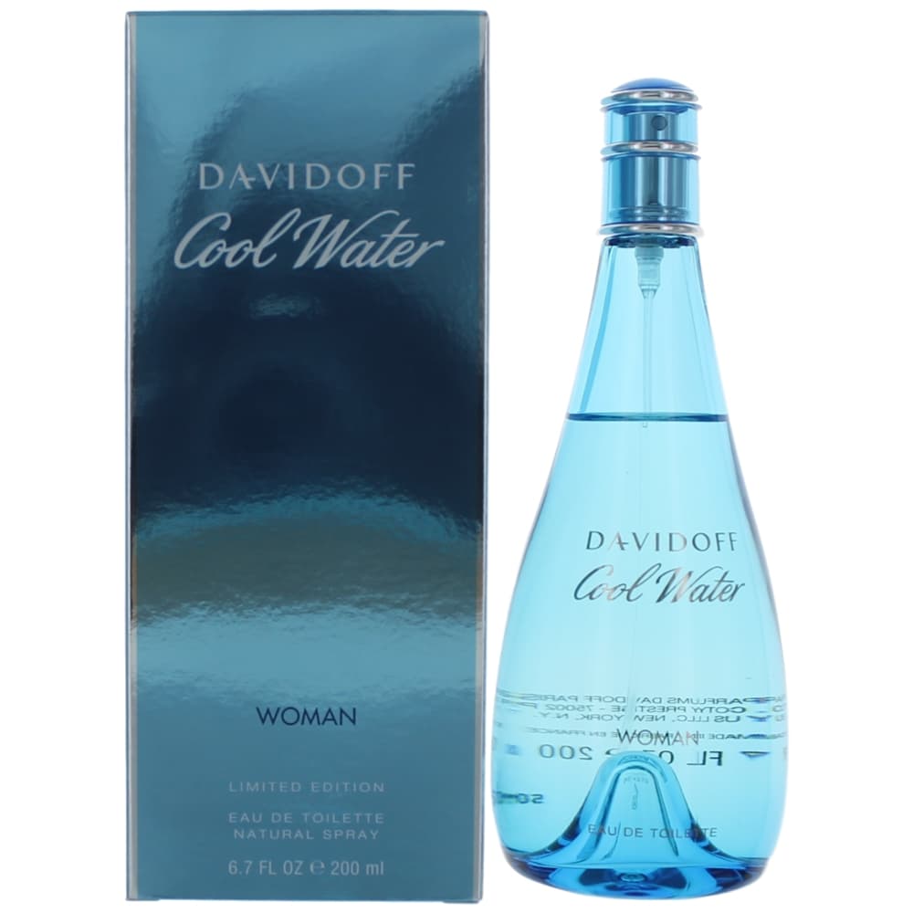 Cool Water by Davidoff, 6.7 oz EDT Spray for Women - Pertinacia Perfume