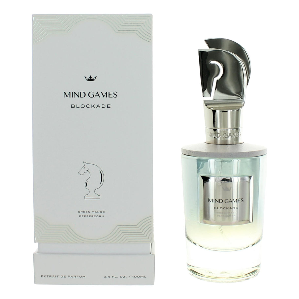 Blockade by Mind Games, 3.4 oz Extrait De Parfum Spray for Unisex - Pertinacia Perfume