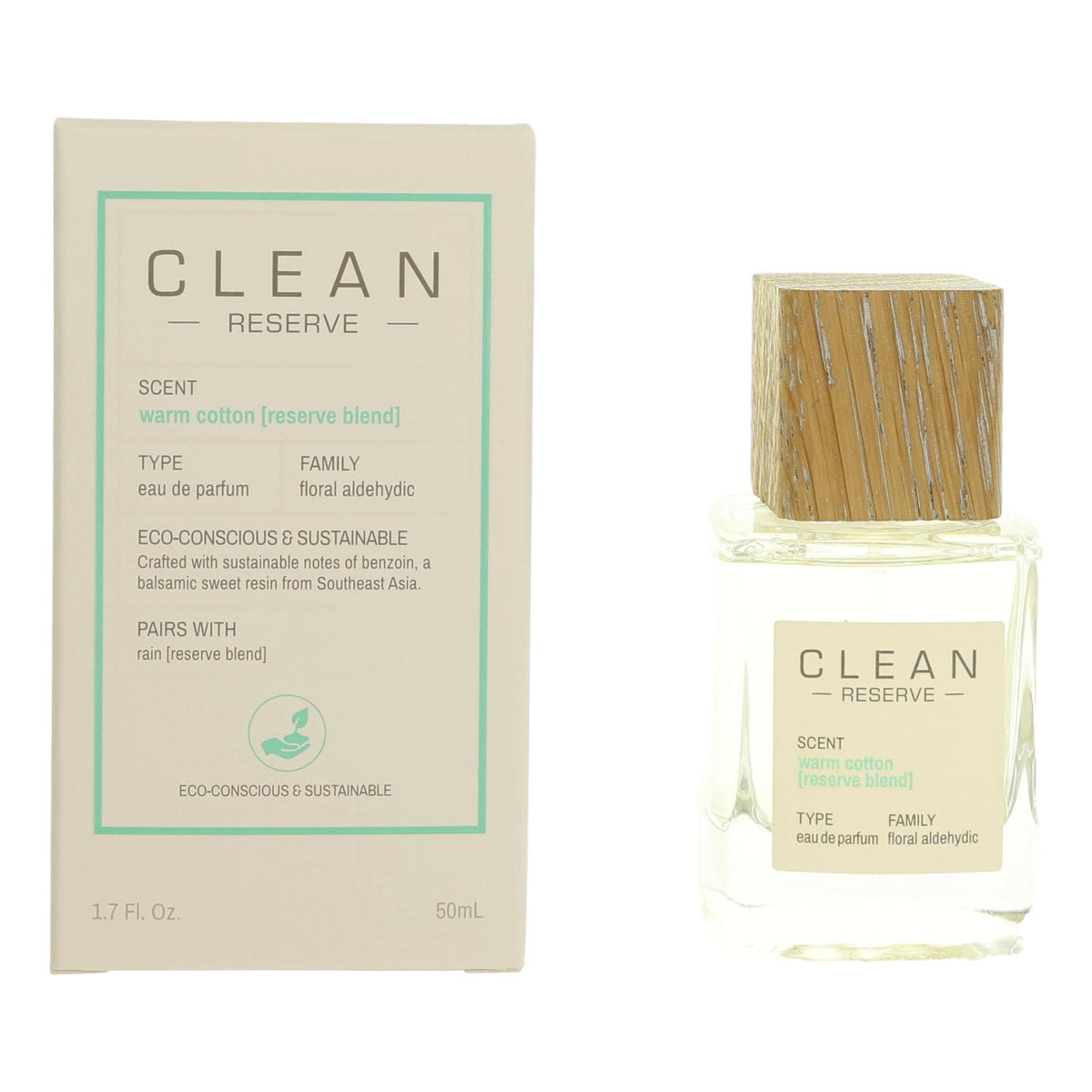 Clean Reserve Warm Cotton by Clean, 1.7 oz EDP Spray for Unisex - Pertinacia Perfume