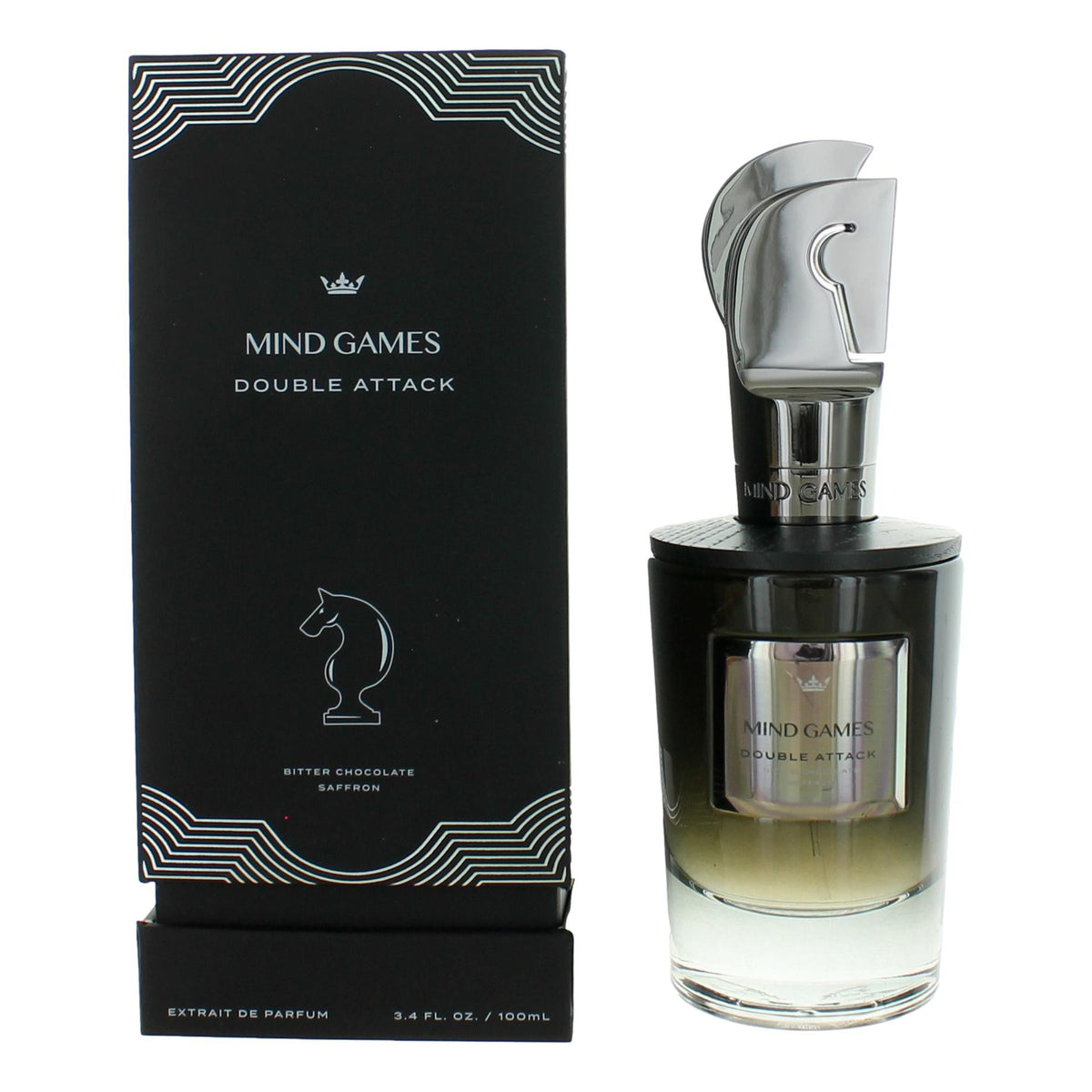 Double Attack by Mind Games, 3.4 oz Extrait de Parfum for Unisex - Pertinacia Perfume