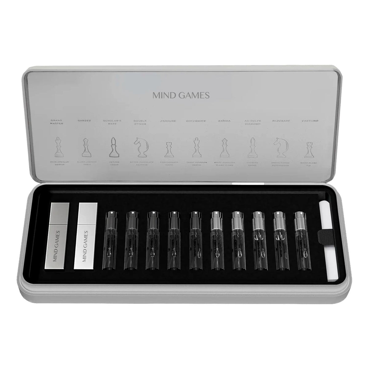 Mind Games Discovery Set by Mind Games, 10 Piece set for Unisex - Pertinacia Perfume