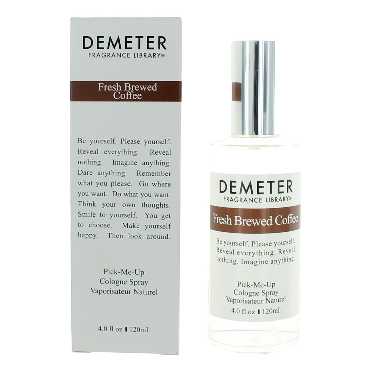 Fresh Brewed Coffee by Demeter, 4oz Pick-Me-Up Cologne Spray for Unisex - Pertinacia Perfume