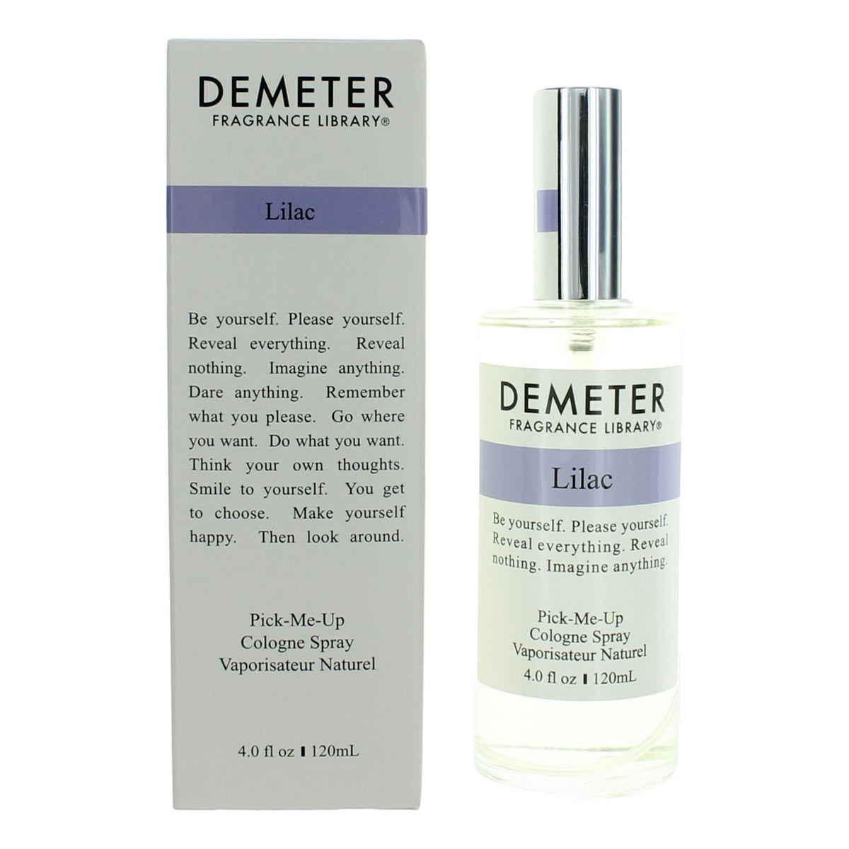 Lilac by Demeter, 4 oz Pick-Me-Up Cologne Spray for Women - Pertinacia Perfume