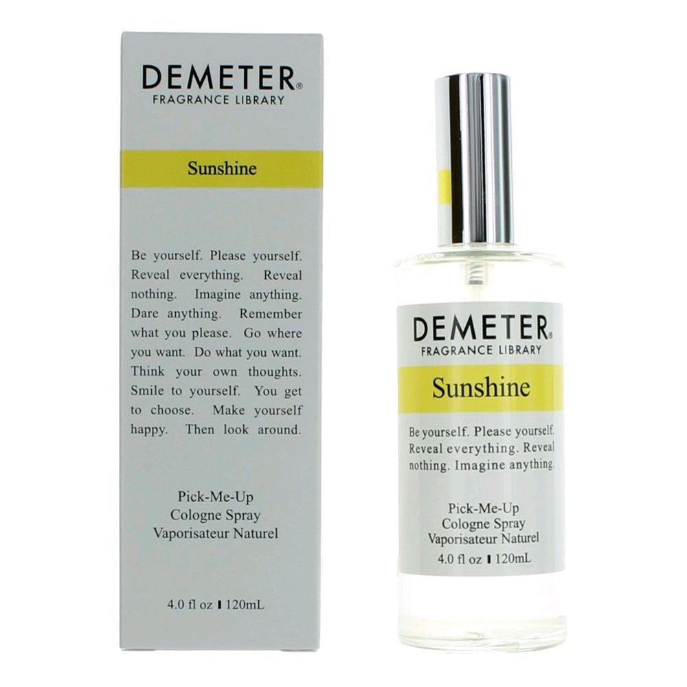 Sunshine by Demeter, 4 oz Cologne Spray for Unisex - Pertinacia Perfume