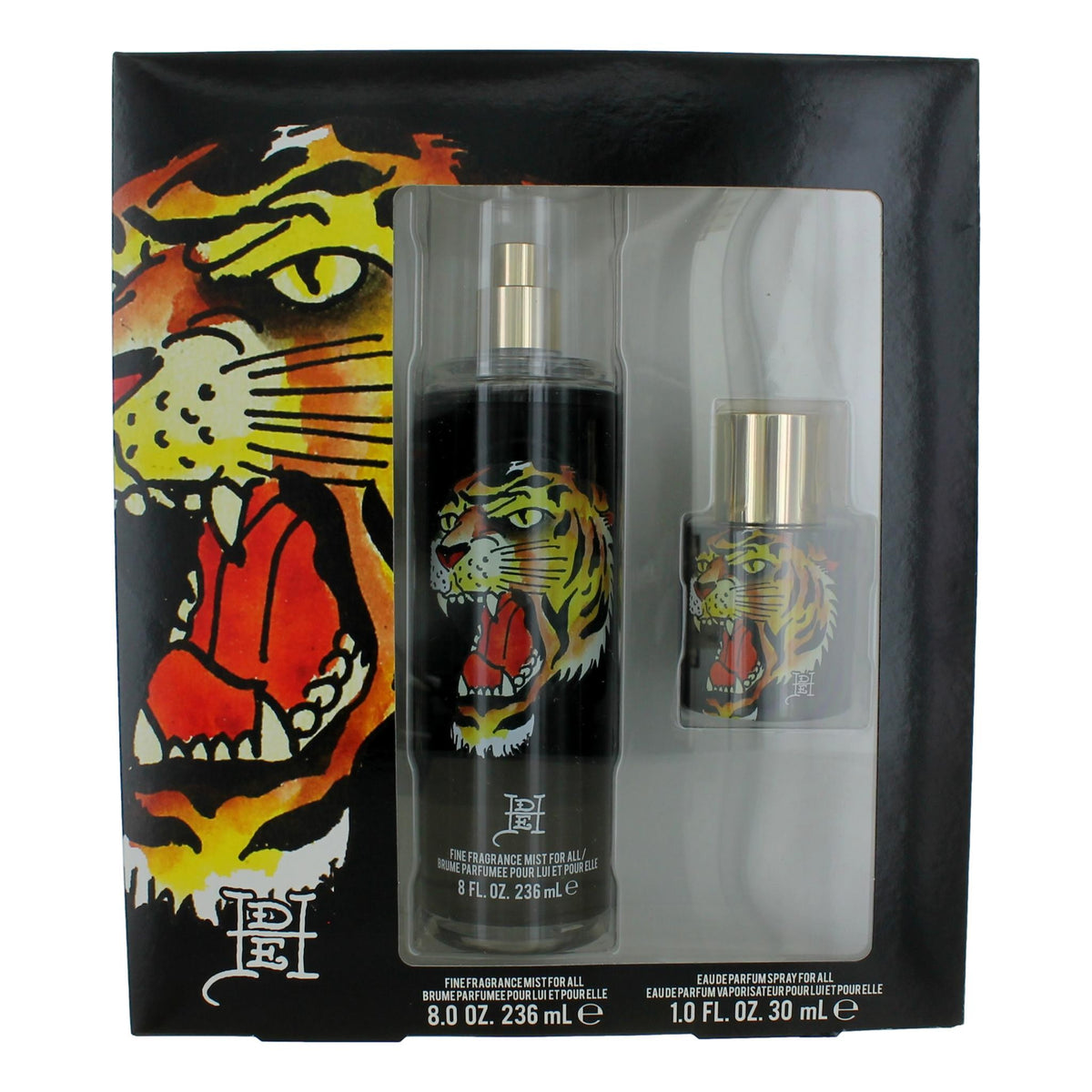 Ed Hardy Tiger Ink by Ed Hardy, 2 Piece Gift Set for Unisex - Pertinacia Perfume