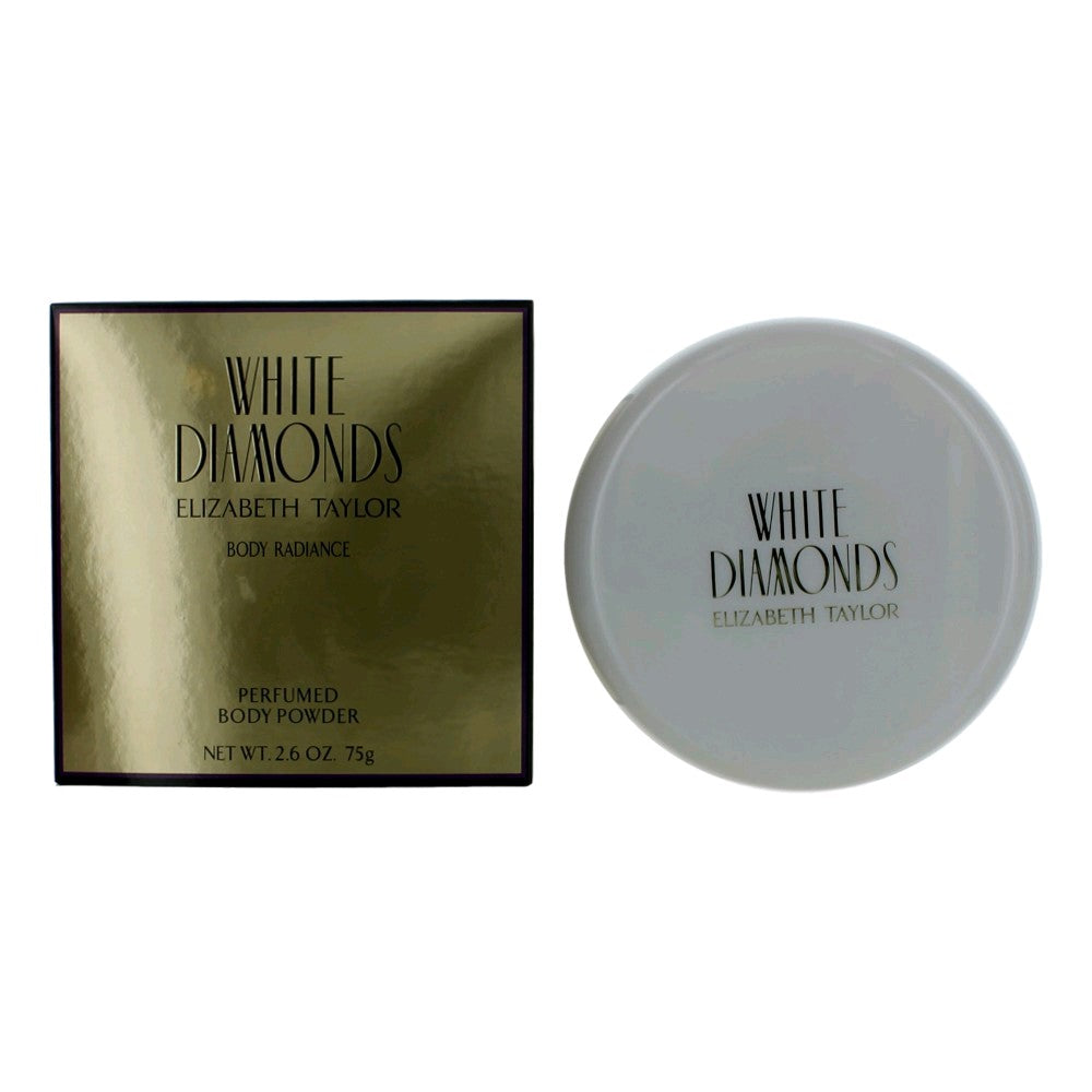 White Diamonds by Elizabeth Taylor, 2.6 oz Perfumed Body Powder women - Pertinacia Perfume