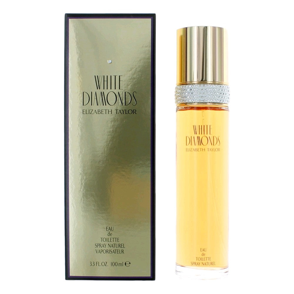 White Diamonds by Elizabeth Taylor, 3.3 oz EDT Spray for Women - Pertinacia Perfume
