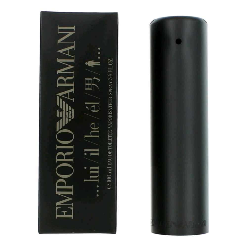 Emporio Armani He by Emporio Armani, 3.4 oz EDT Spray for Men - Pertinacia Perfume