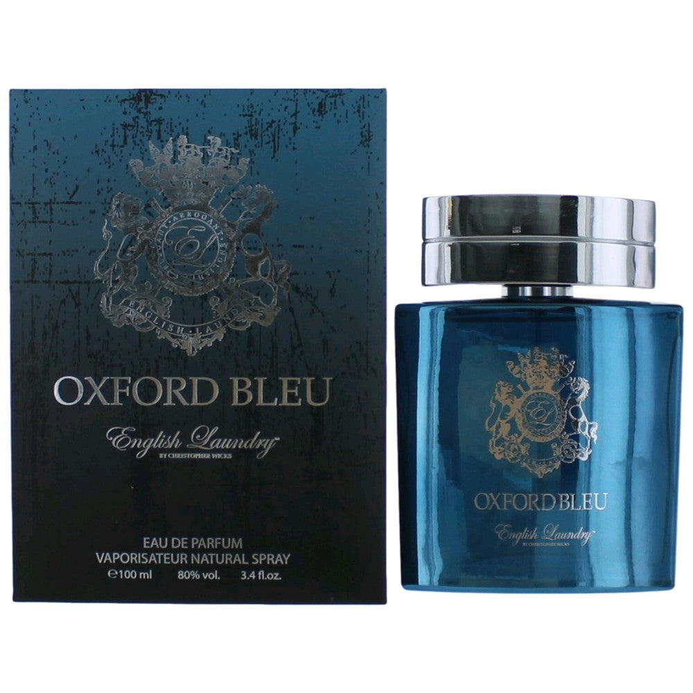 Oxford Bleu by English Laundry, 3.4 oz EDP Spray for Men - Pertinacia Perfume