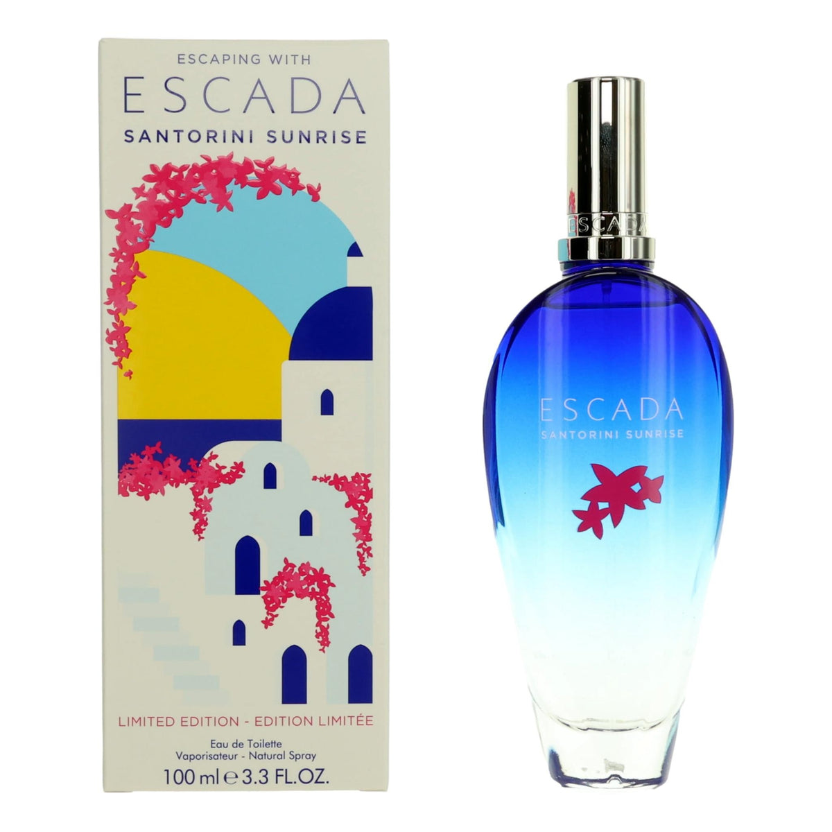 Escaping with Escada Santorini Sunrise by Escada, 3.3oz EDT Spray women - Pertinacia Perfume