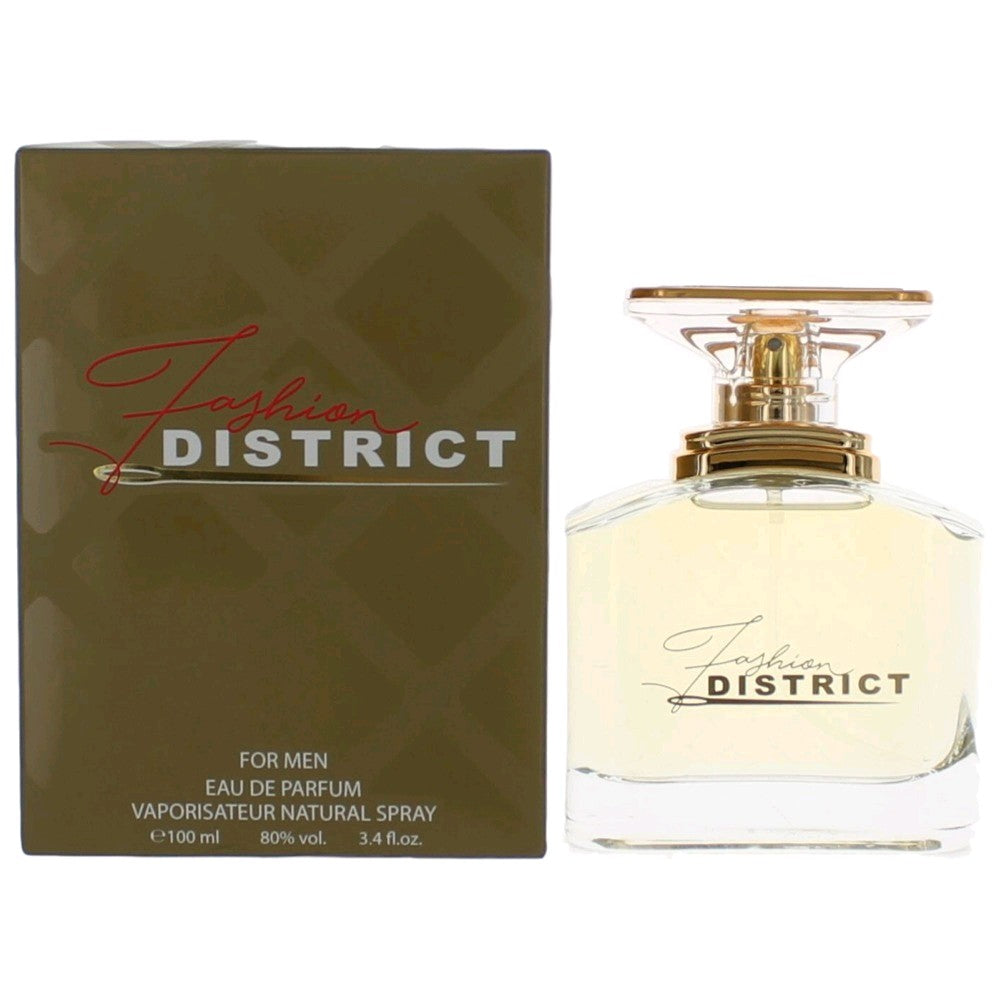 Fashion District by Fashion District, 3.4 oz EDP Spray for Men - Pertinacia Perfume