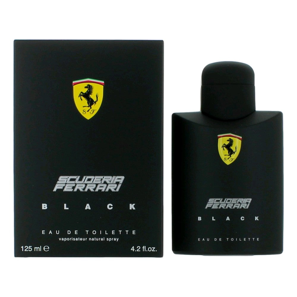 Ferrari Black by Scuderia Ferrari, 4.2 oz EDT Spray for Men - Pertinacia Perfume