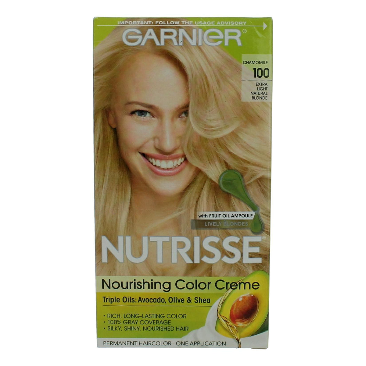 Garnier Hair Color Nutrisse Coloring Creme by Garnier, Hair Color- Chamomile 100 - Pertinacia Perfume