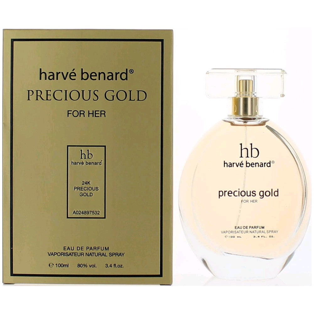 Precious Gold by Harve Bernard, 3.4 oz EDP Spray for Women - Pertinacia Perfume