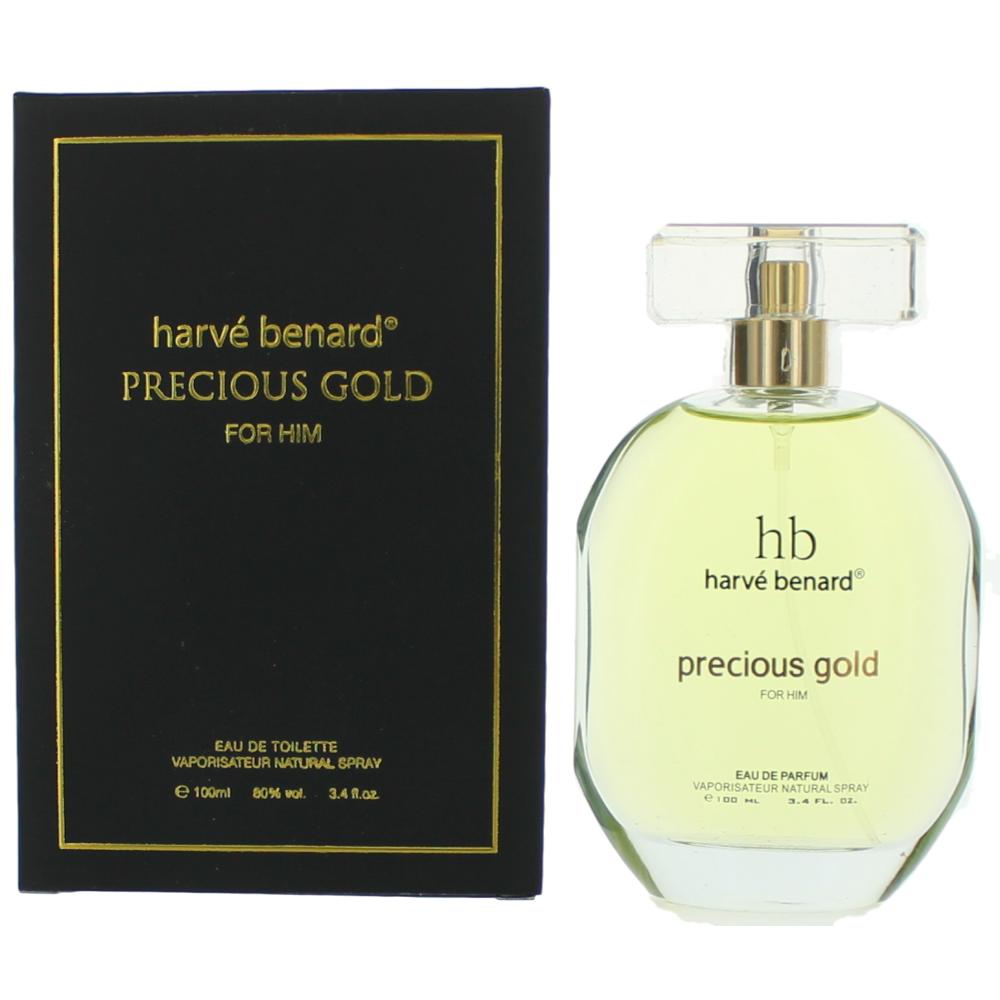 Precious Gold by Harve Bernard, 3.4 oz EDT Spray for Men - Pertinacia Perfume