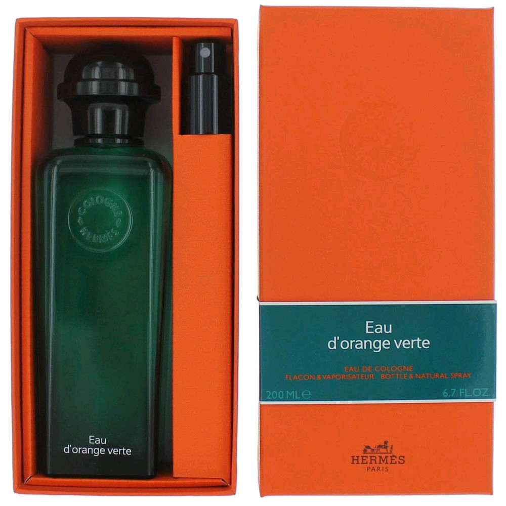Eau d'Orange Verte by Hermes, 6.7oz Eau De Cologne Spray and Splash Unisex - Pertinacia Perfume