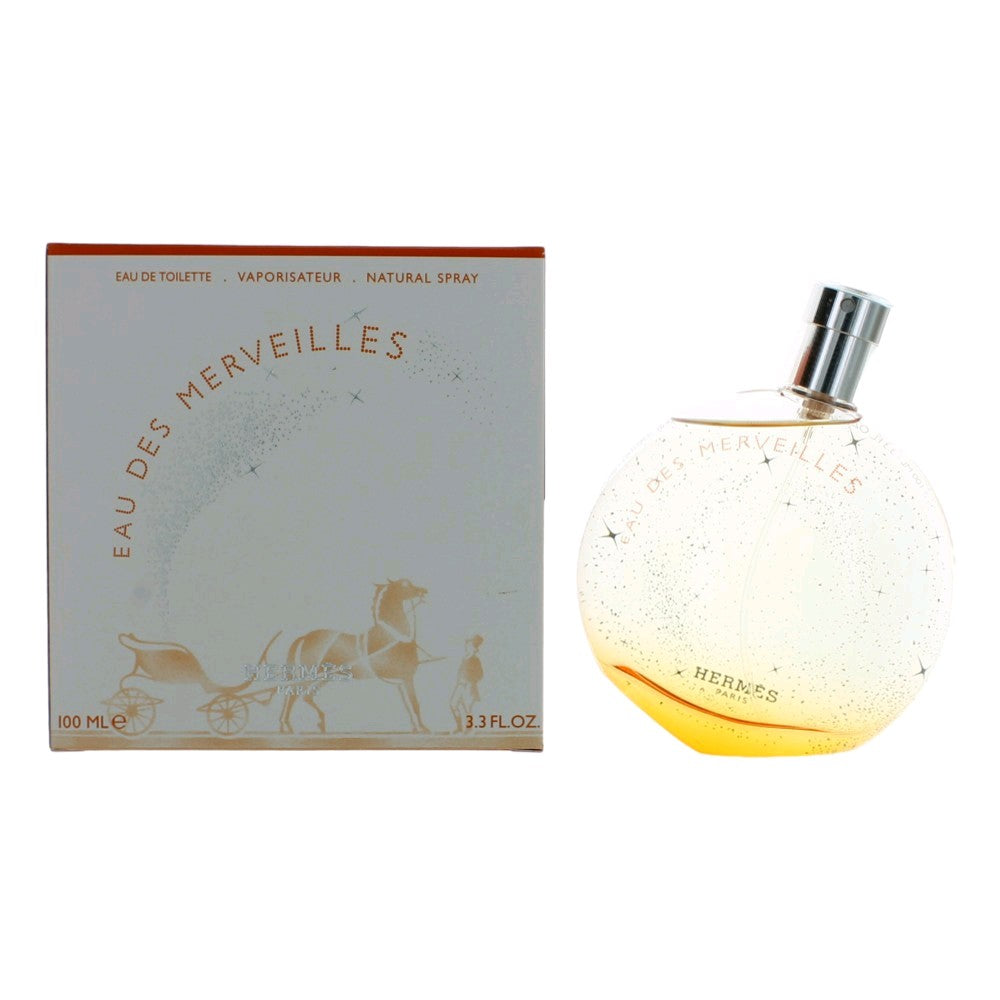 Eau Des Merveilles by Hermes, 3.3 oz EDT Spray for Women - Pertinacia Perfume