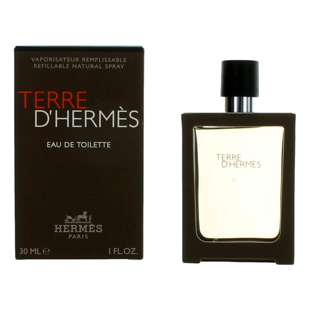 Terre D'Hermes by Hermes, 1 oz EDT Spray Refillable for Men - Pertinacia Perfume