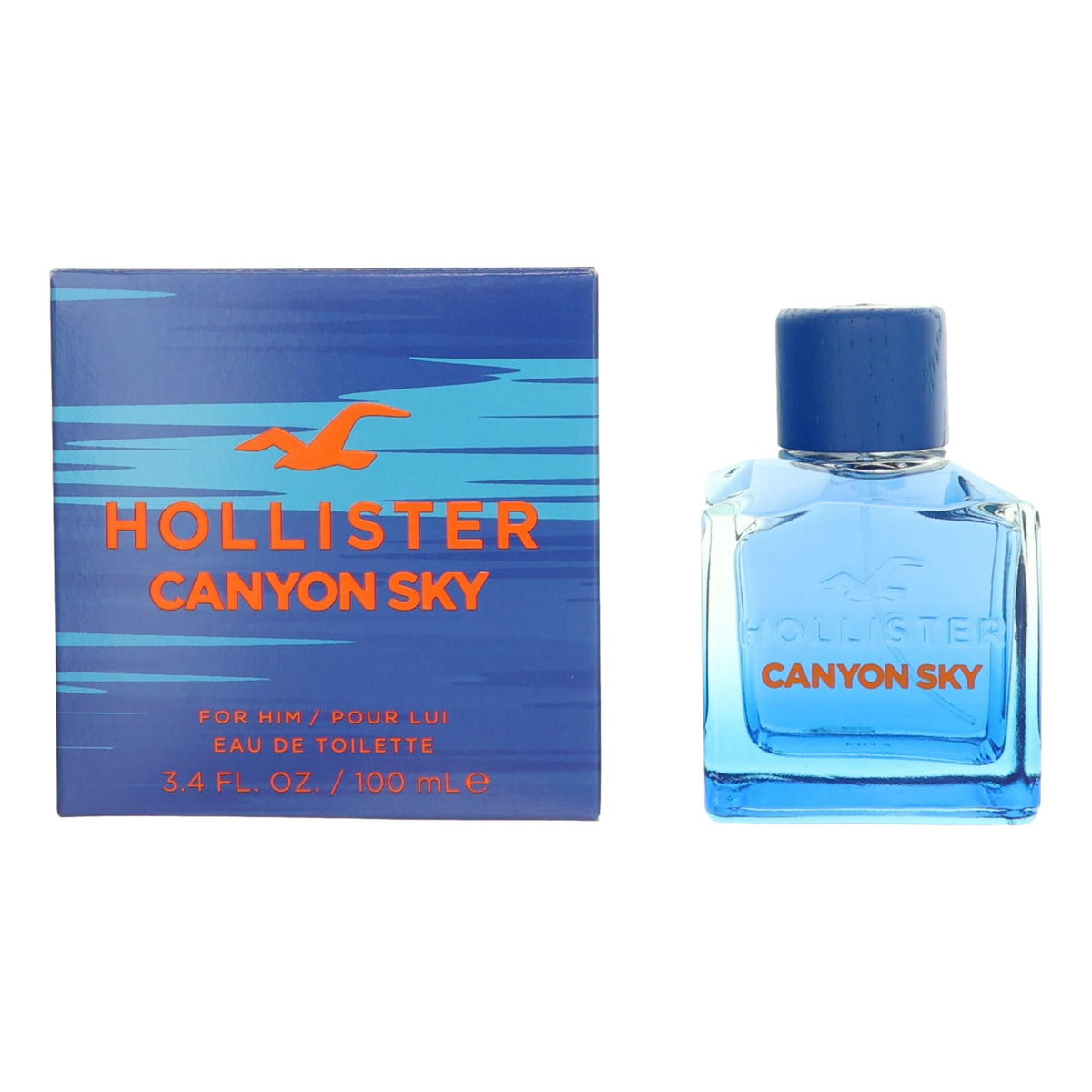 Canyon Sky by Hollister, 3.4 oz EDT Spray for Men - Pertinacia Perfume