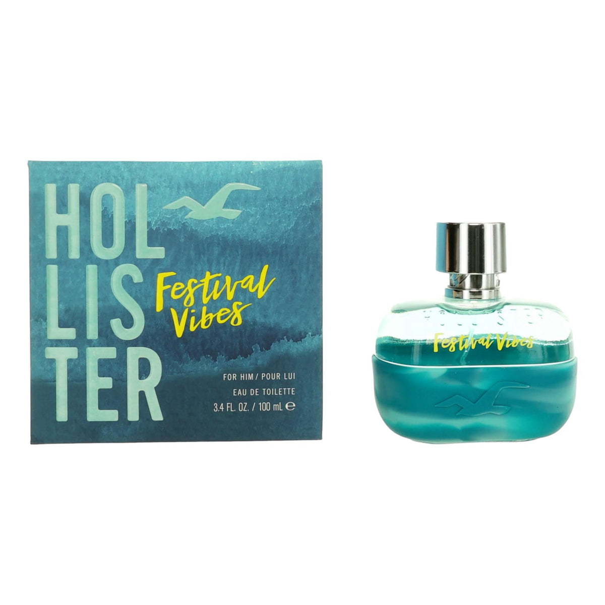 Festival Vibes by Hollister, 3.4 oz EDT Spray for Men - Pertinacia Perfume
