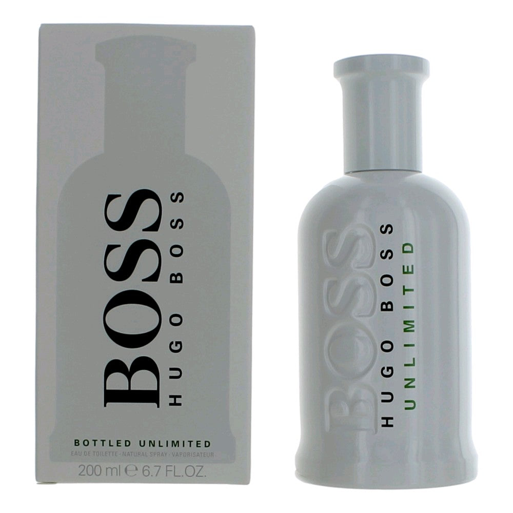 Boss Bottled Unlimited by Hugo Boss, 6.7 oz EDT Spray for Men - Pertinacia Perfume