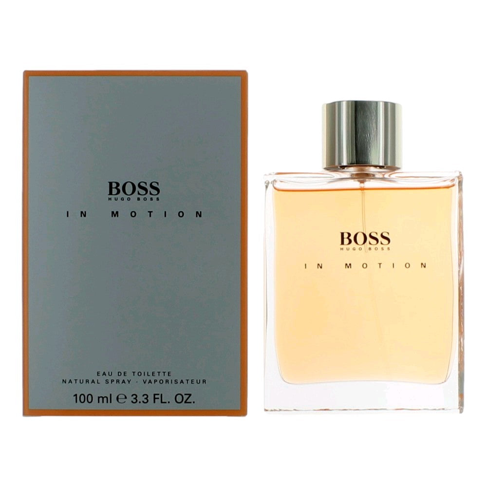 Boss in Motion by Hugo Boss, 3.3 oz EDT Spray for Men - Pertinacia Perfume