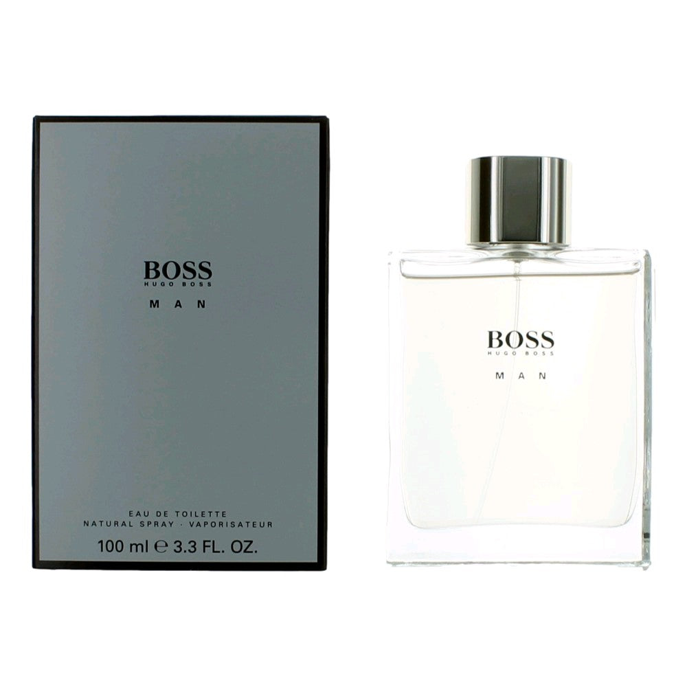 Boss Man by Hugo Boss, 3.3 oz EDT Spray for Men - Pertinacia Perfume