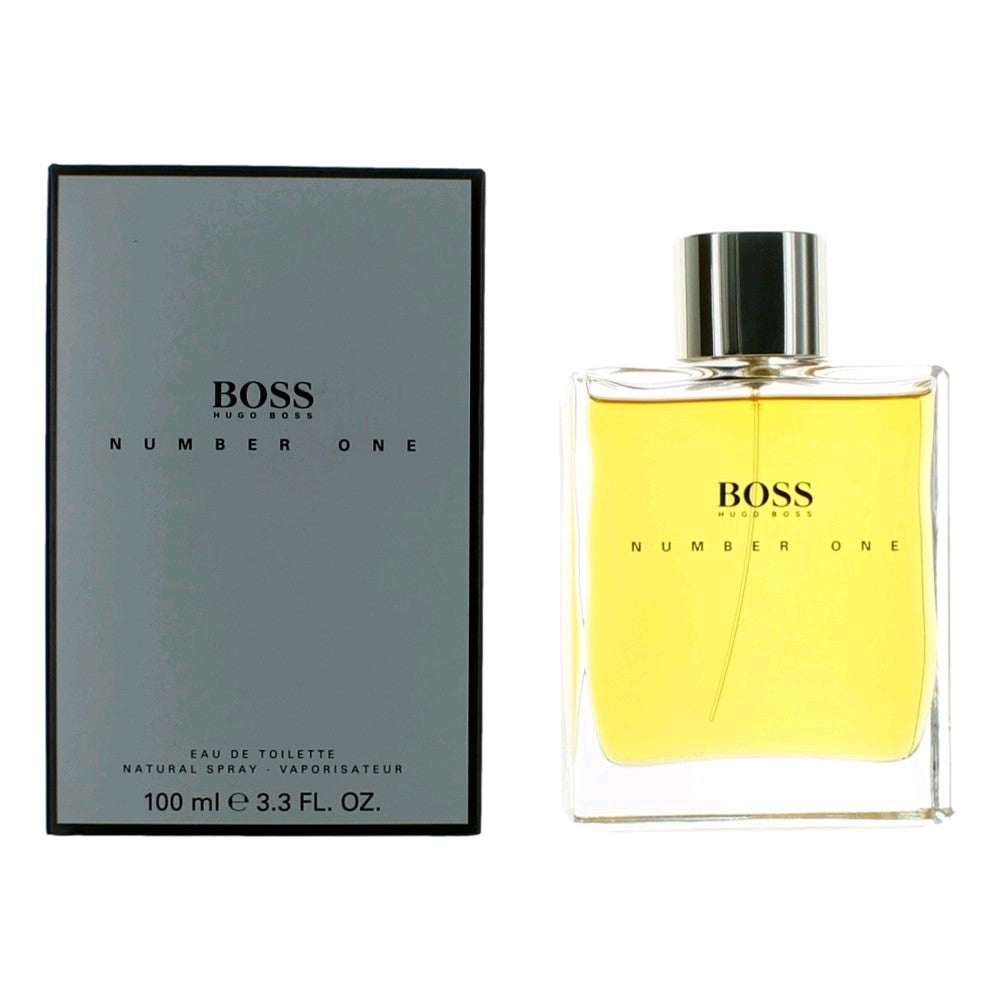 Boss Number One by Hugo Boss, 3.3 oz EDT Spray for Men - Pertinacia Perfume