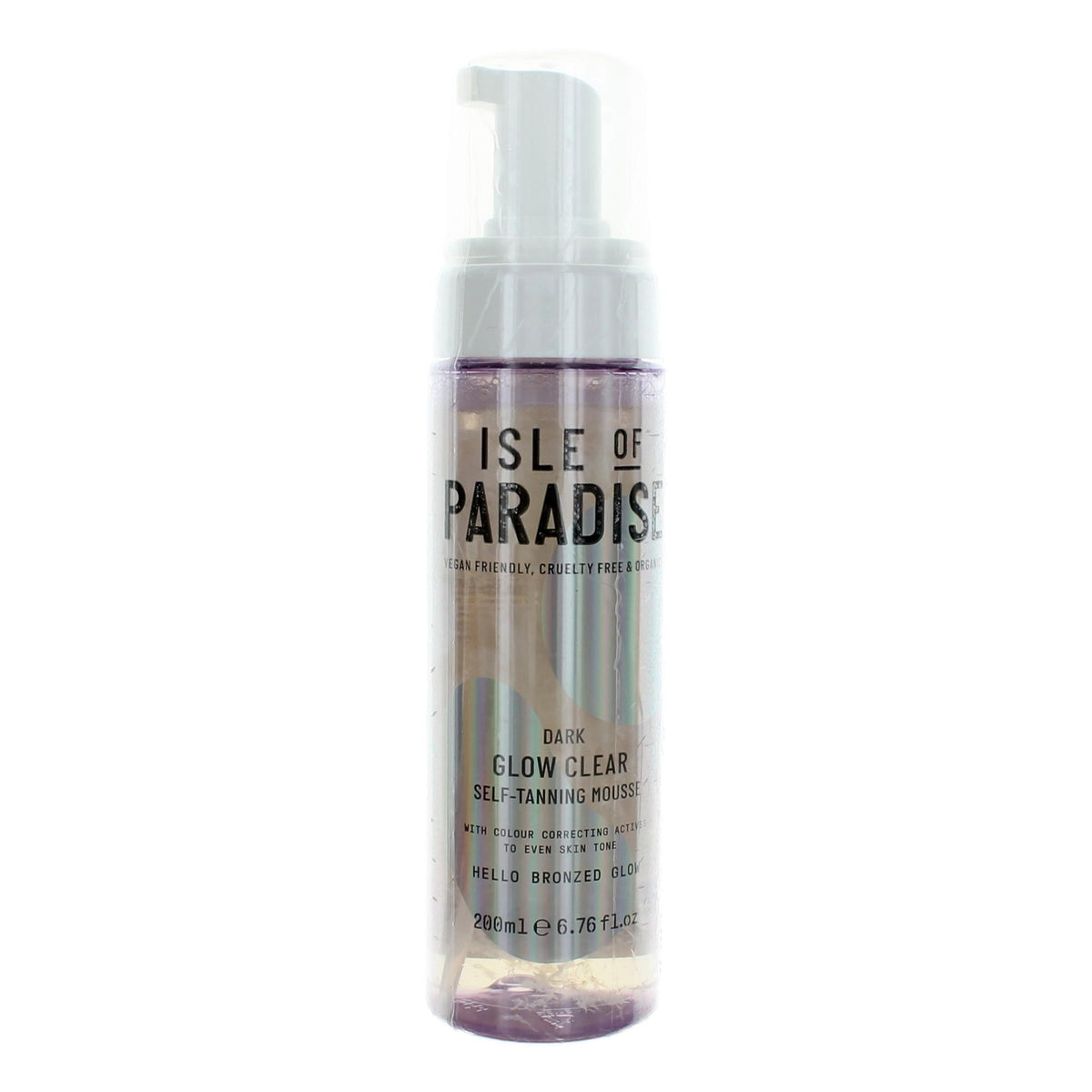 Isle of Paradise Glow Clear, 6.76oz Self Tanning Mousse - Dark - Pertinacia Perfume