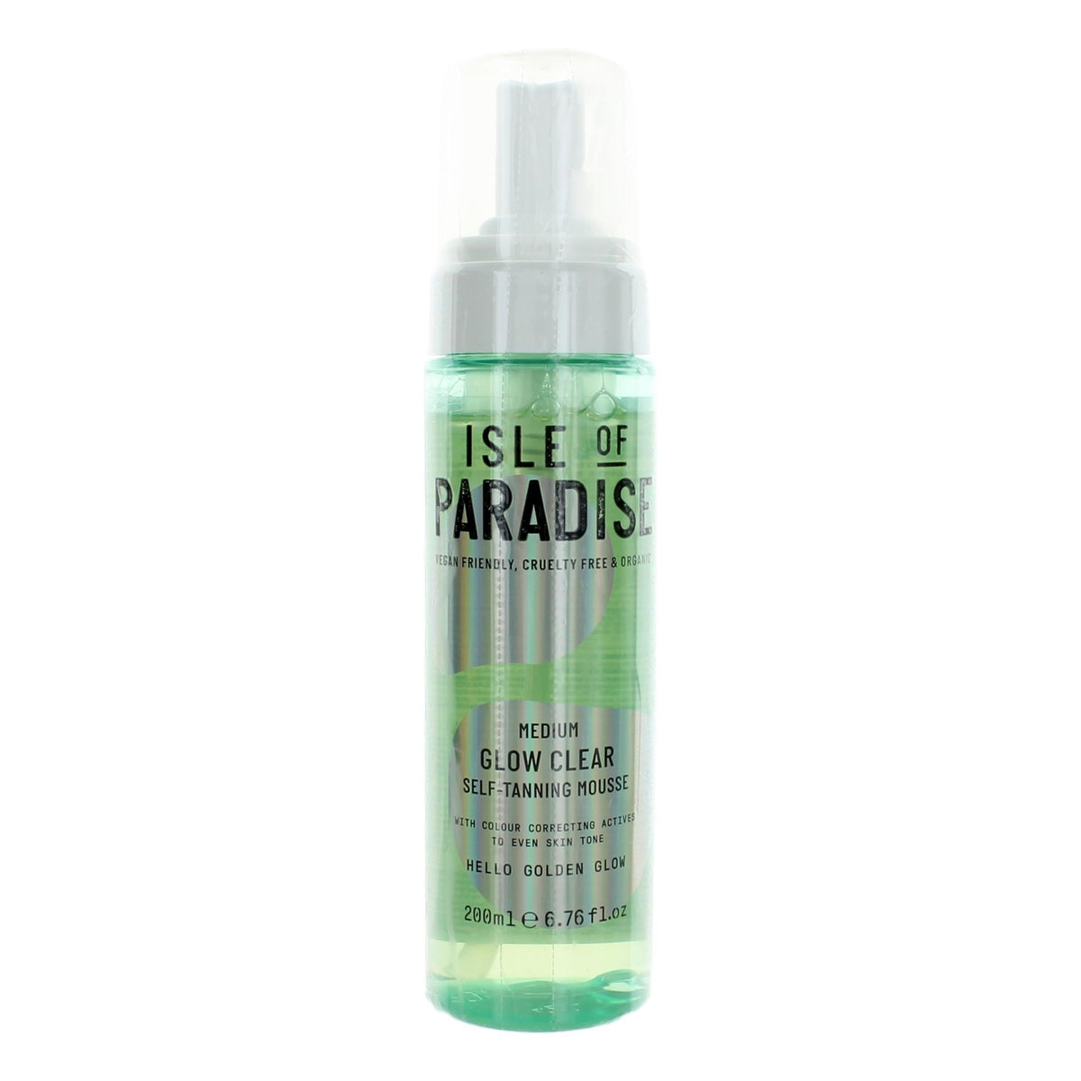 Isle of Paradise Glow Clear, 6.76oz Self Tanning Mousse - Medium - Pertinacia Perfume