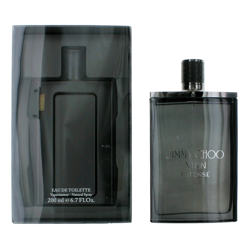 Jimmy Choo Man Intense by Jimmy Choo, 6.7 oz EDT Spray for Men - Pertinacia Perfume