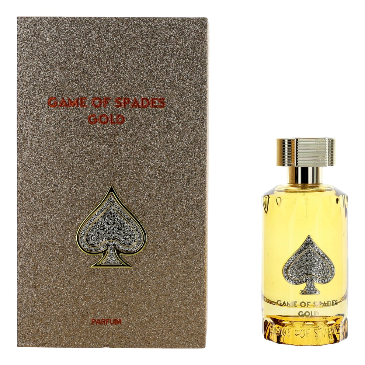Game of Spades Gold by Jo Milano, 3 oz Parfum Spray for Unisex - Pertinacia Perfume