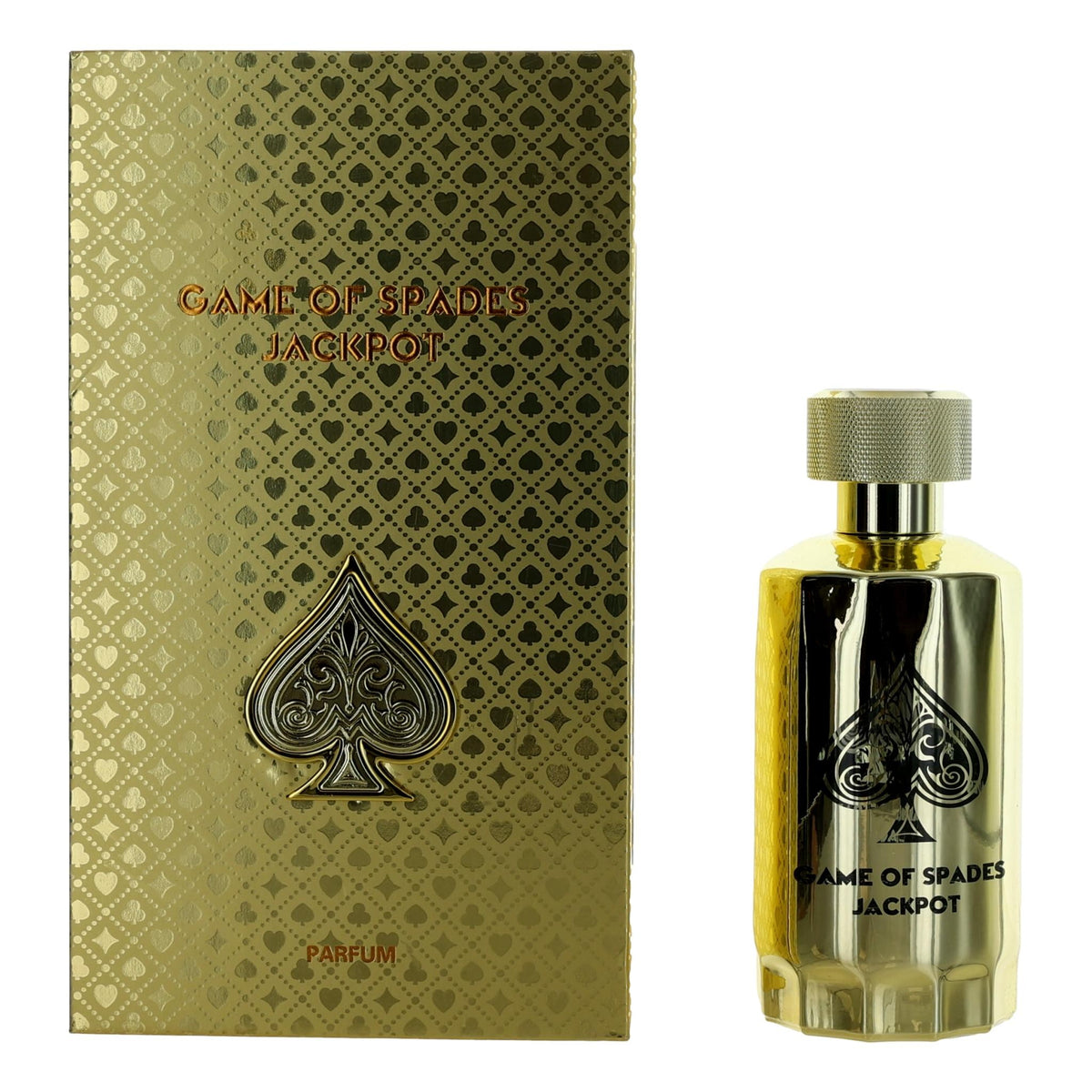 Game of Spades Jackpot by Jo Milano, 3.4 oz Parfum Spray for Unisex - Pertinacia Perfume