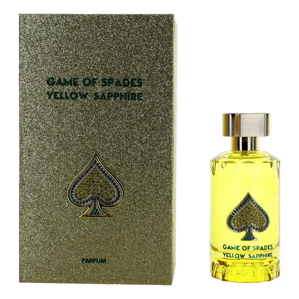 Game of Spades Yellow Sapphire by Jo Milano, 3oz Parfum Spray for Unisex - Pertinacia Perfume